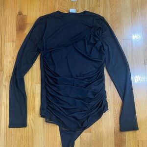 Abercrombie & Fitch Elegant Black Bodysuit